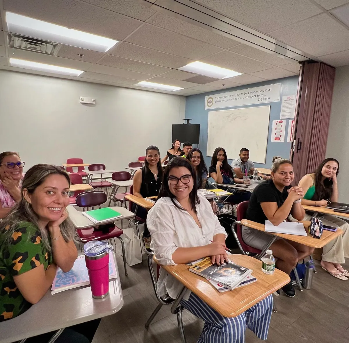 ESL students in an ASC English classroom
