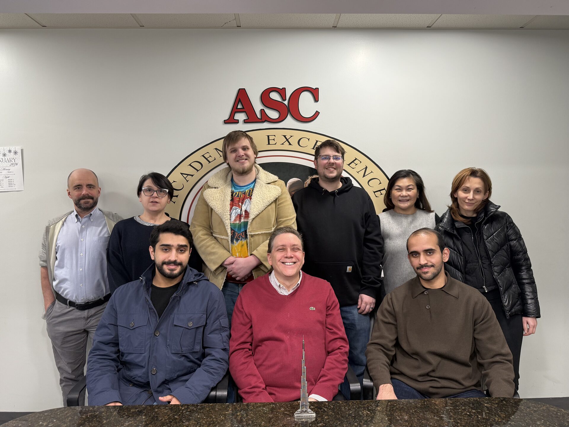 International students studying together in Boston